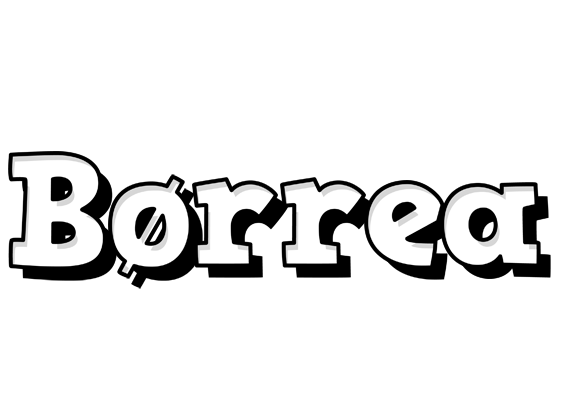 Børrea snowing logo