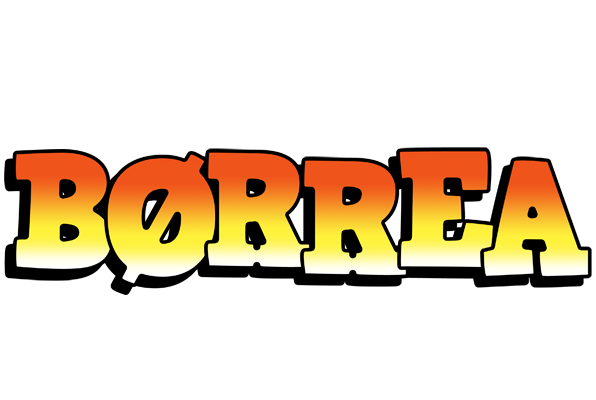 Børrea sunset logo