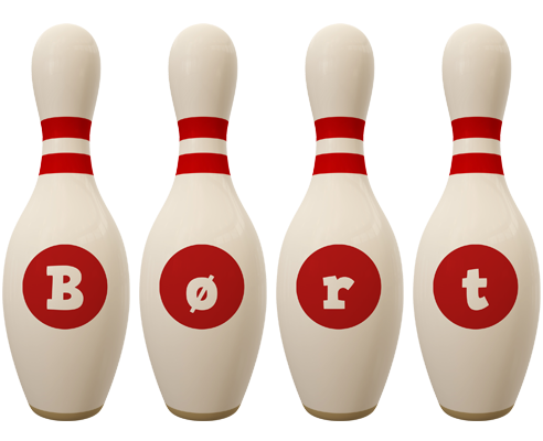 Børt bowling-pin logo