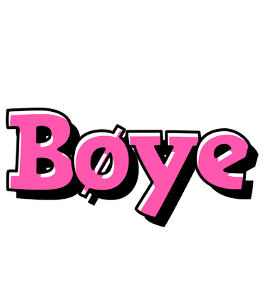 Bøye girlish logo