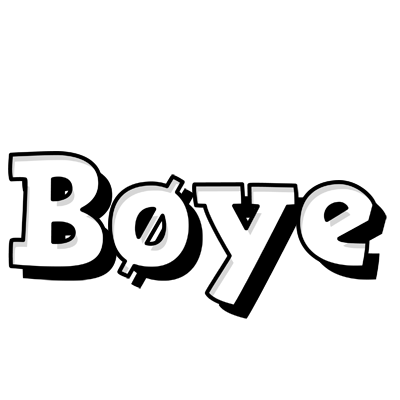 Bøye snowing logo