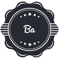 Ba badge logo