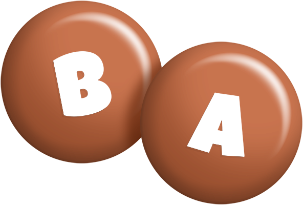Ba candy-brown logo