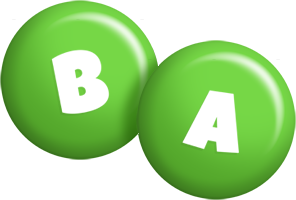 Ba candy-green logo