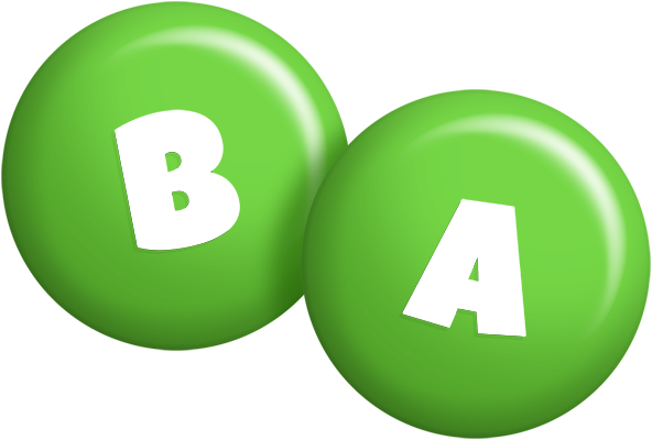 Ba candy-green logo