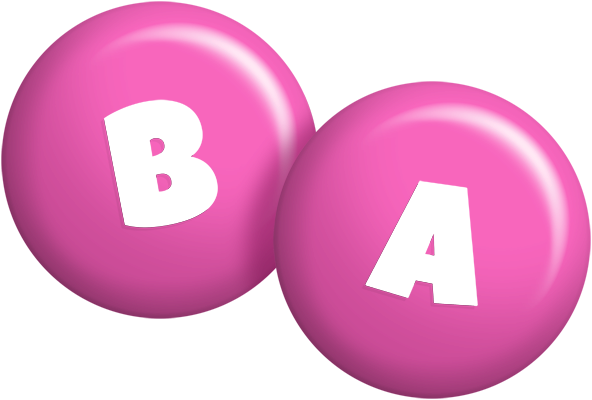 Ba candy-pink logo