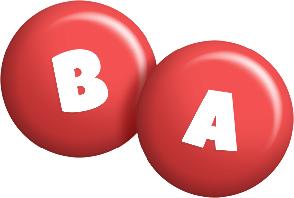 Ba candy-red logo