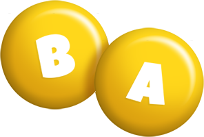 Ba candy-yellow logo