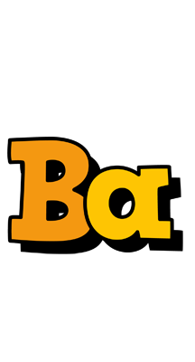 Ba cartoon logo