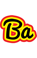 Ba flaming logo