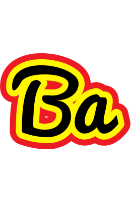 Ba flaming logo