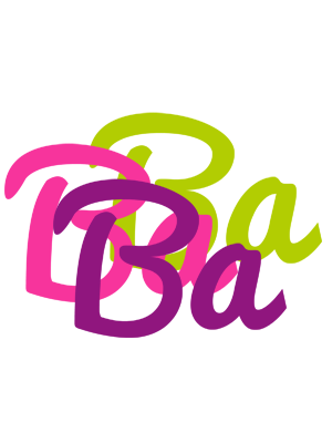 Ba flowers logo