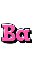 Ba girlish logo