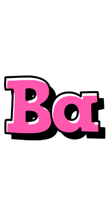 Ba girlish logo