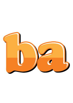 Ba orange logo