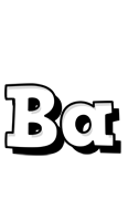 Ba snowing logo