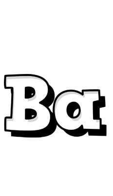 Ba snowing logo