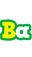 Ba soccer logo