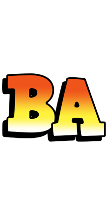 Ba sunset logo