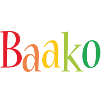 Baako birthday logo