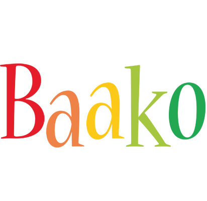 Baako birthday logo