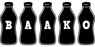 Baako bottle logo