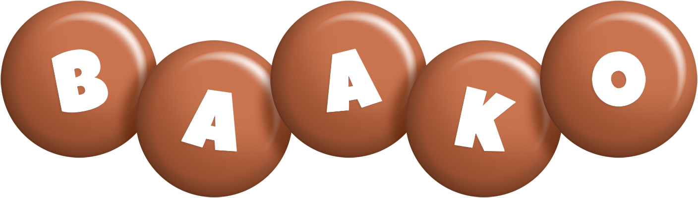 Baako candy-brown logo