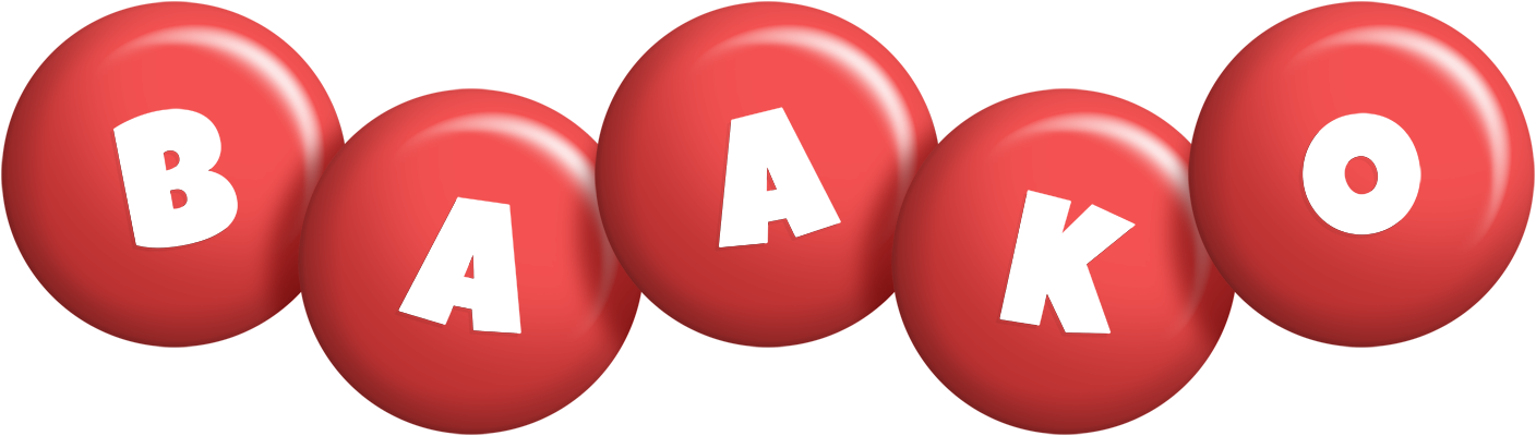 Baako candy-red logo