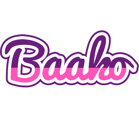 Baako cheerful logo