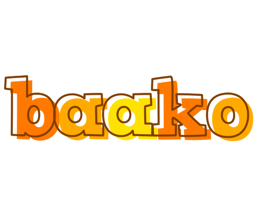 Baako desert logo