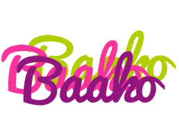 Baako flowers logo