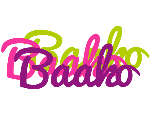 Baako flowers logo