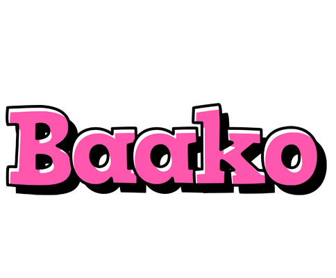 Baako girlish logo