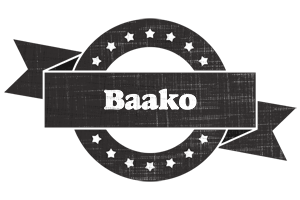 Baako grunge logo