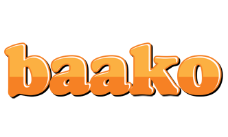 Baako orange logo