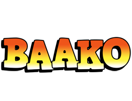 Baako sunset logo