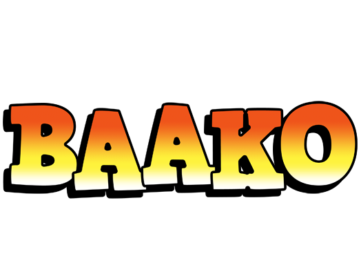 Baako sunset logo