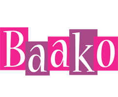 Baako whine logo