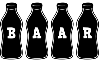 Baar bottle logo