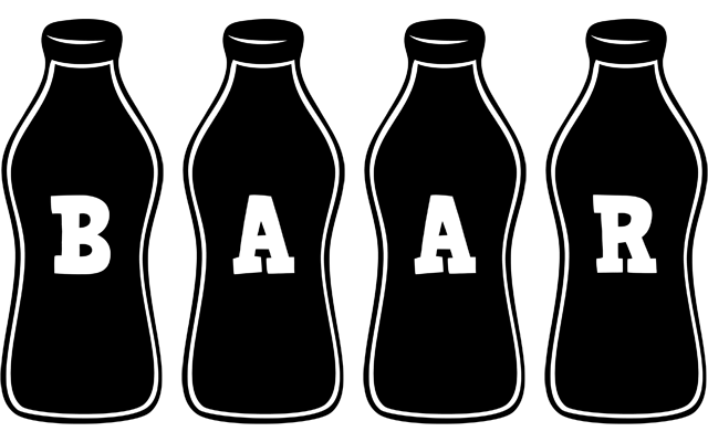 Baar bottle logo