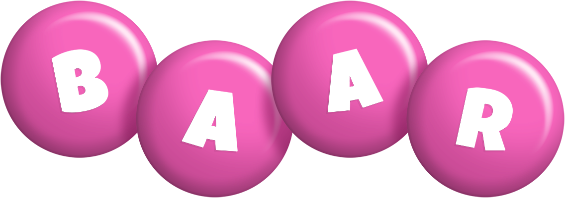 Baar candy-pink logo