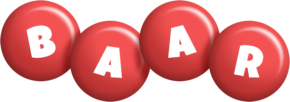 Baar candy-red logo
