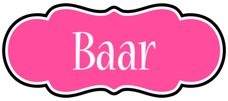 Baar invitation logo