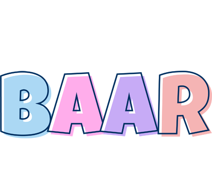 Baar pastel logo