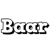 Baar snowing logo