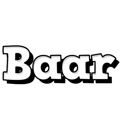 Baar snowing logo