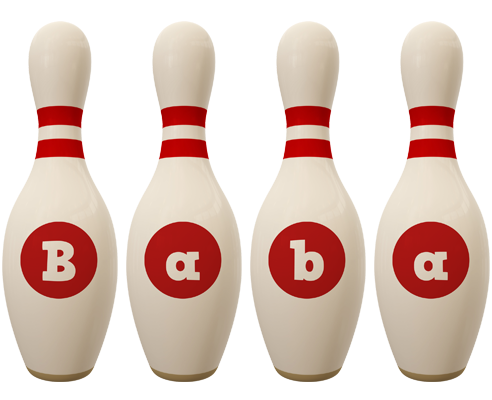 Baba bowling-pin logo