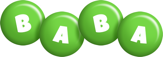 Baba candy-green logo
