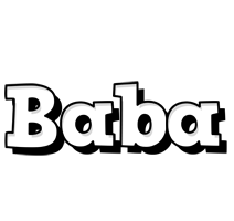 Baba snowing logo