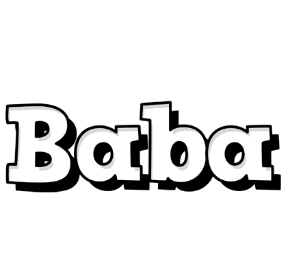 Baba snowing logo